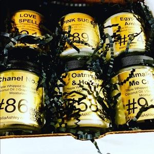 Whipped Shea butter gift sets - 6 jars choose his or hers